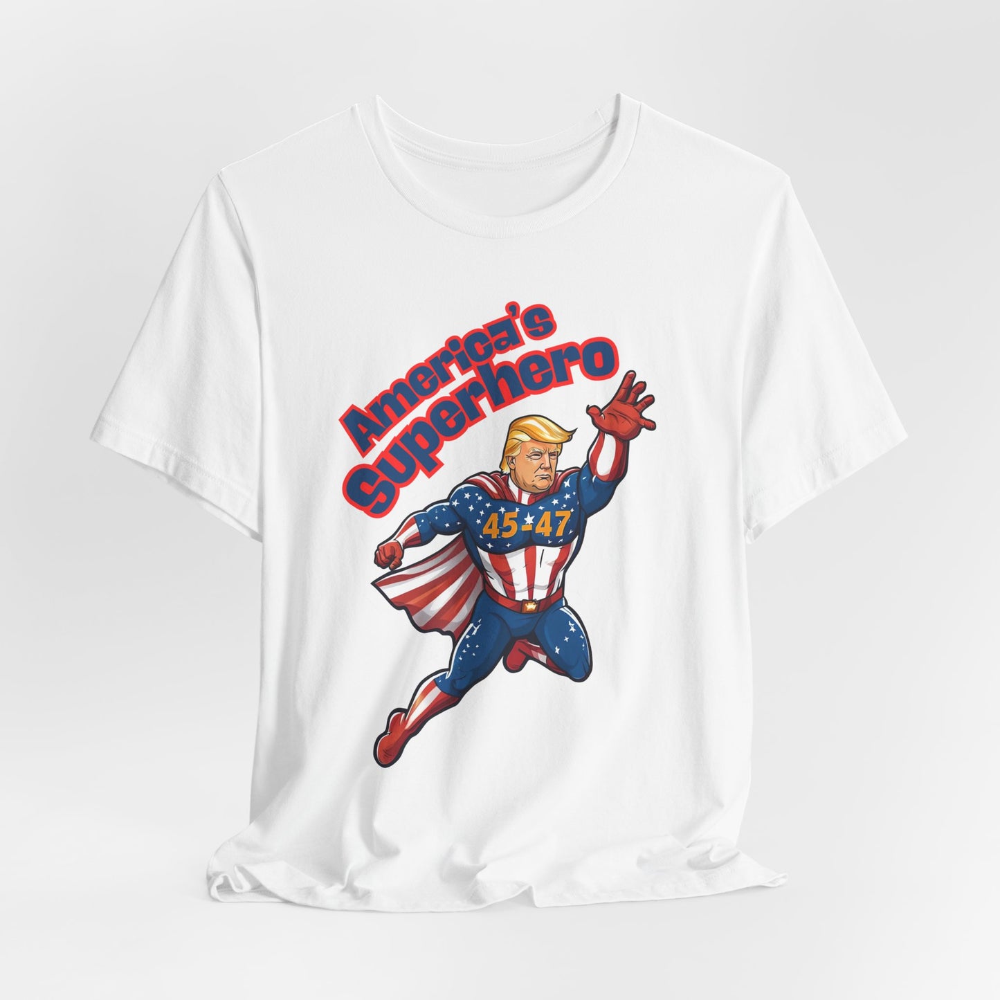 America Superhero Unisex T-Shirt - Celebrate Freedom in Style
